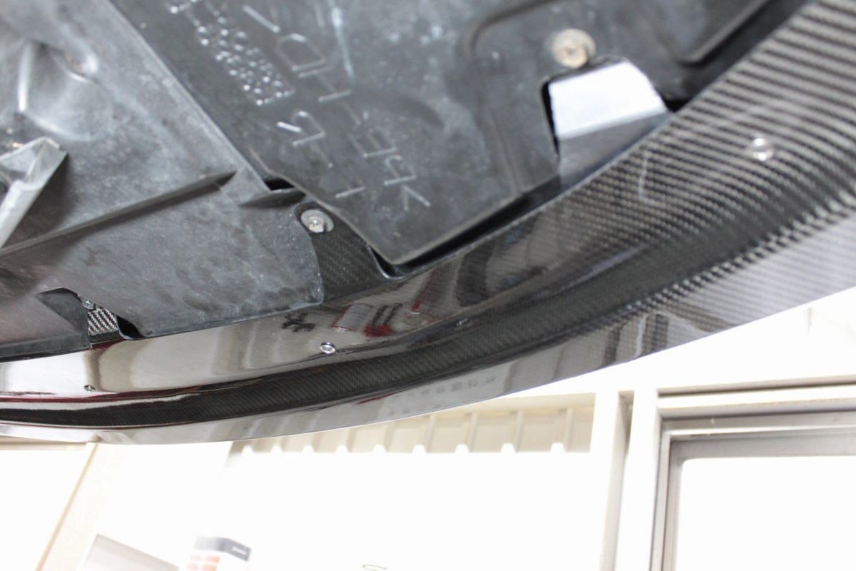 画像19: ISF用ドライカーボン フロントスポイラー Version2020 (19)