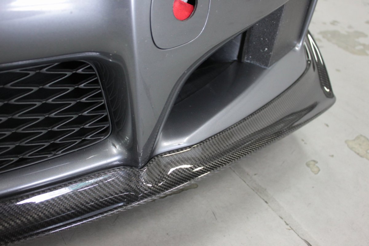 画像10: ISF用ドライカーボン フロントスポイラー Version2020 (10)