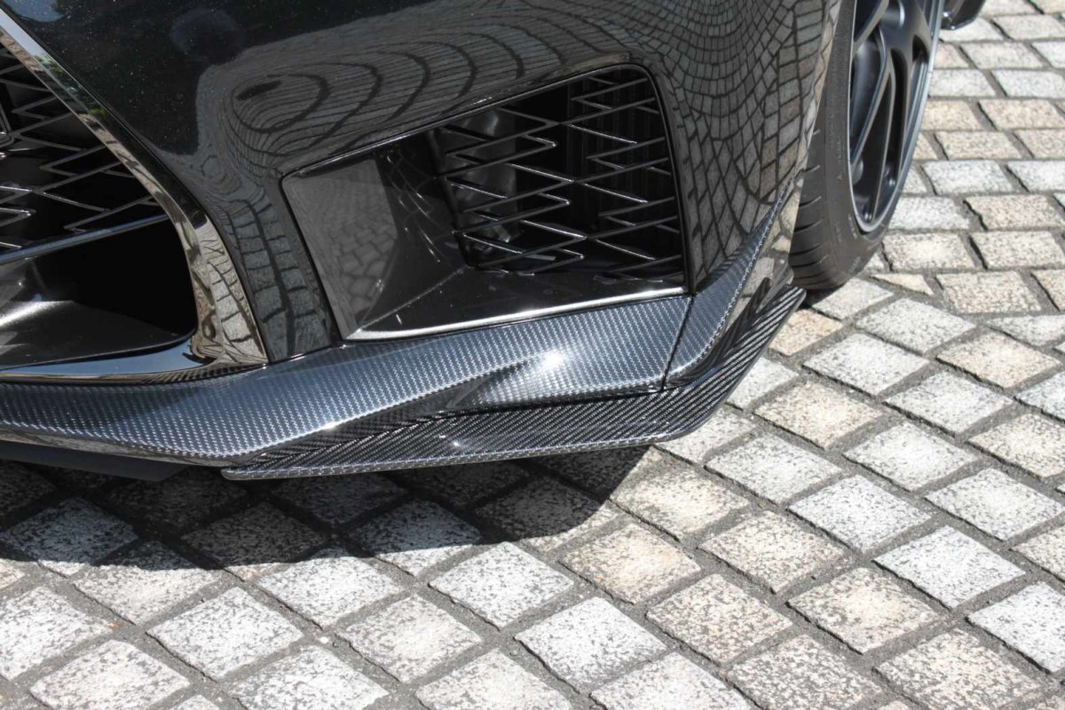 画像12: RCF MC後用　ドライカーボン　フロントスプリッター左右セット (12)