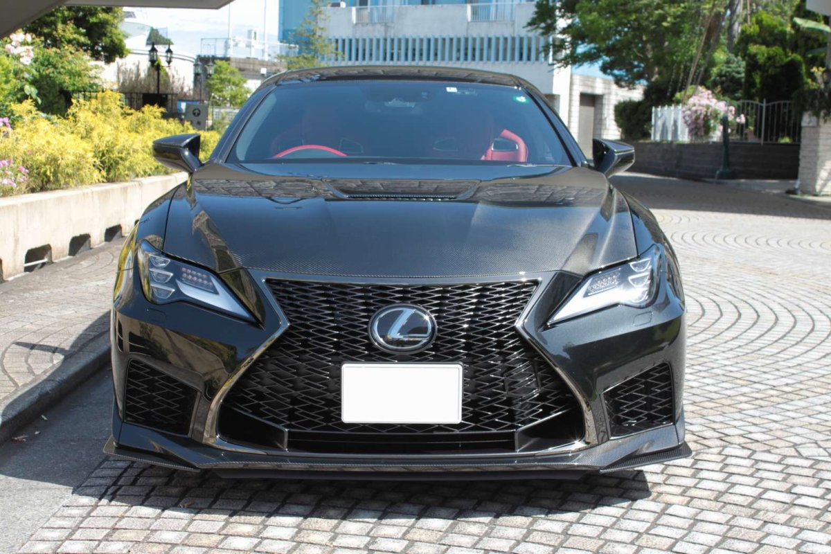画像9: RCF MC後用　ドライカーボン　フロントスプリッター左右セット (9)