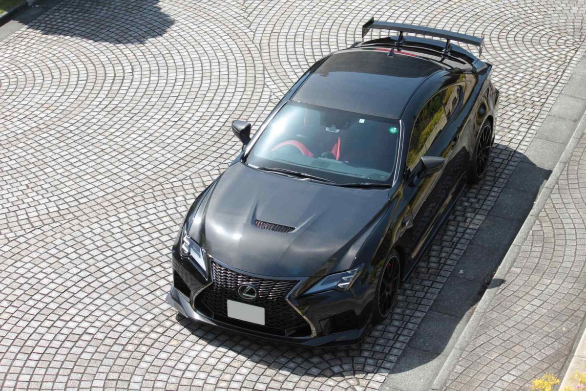 画像6: RCF MC後用　ドライカーボン　フロントスプリッター左右セット (6)