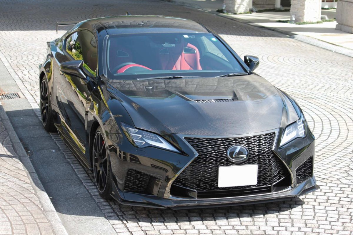 画像7: RCF MC後用　ドライカーボン　フロントスプリッター左右セット (7)