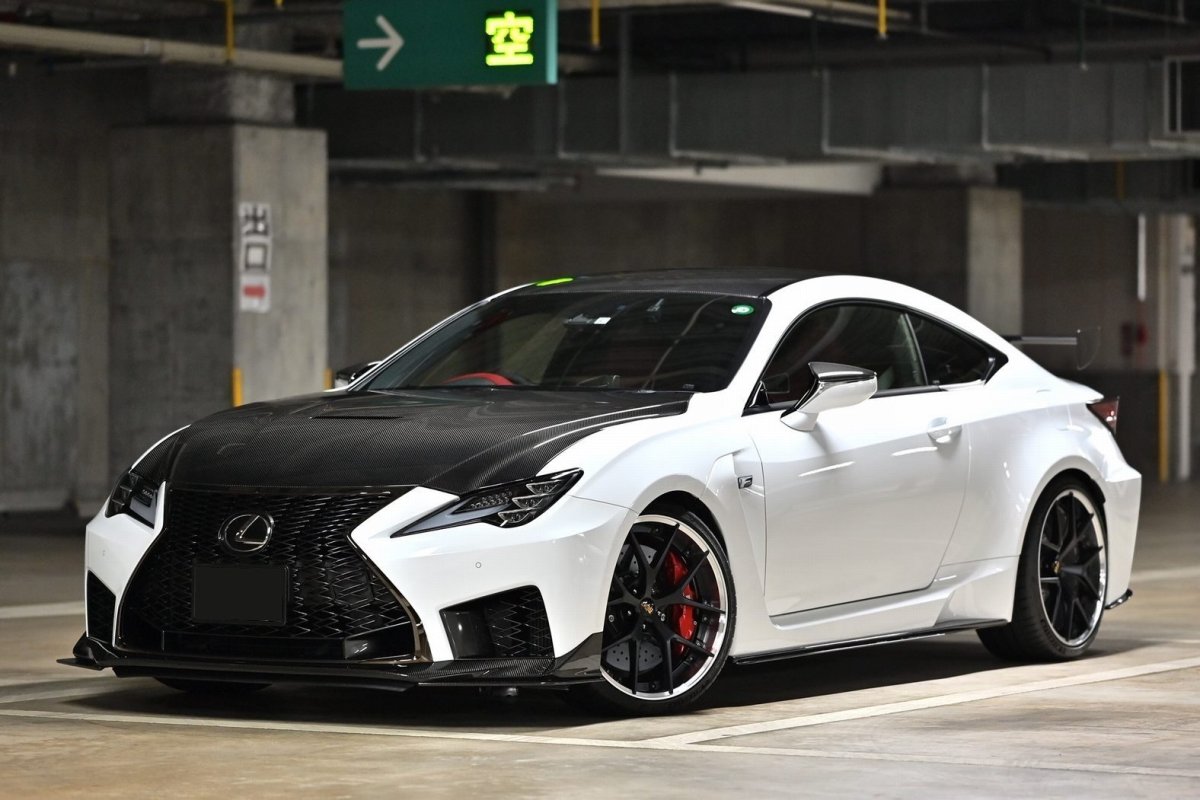 画像5: RCF MC後用　ドライカーボン　フロントスプリッター左右セット (5)