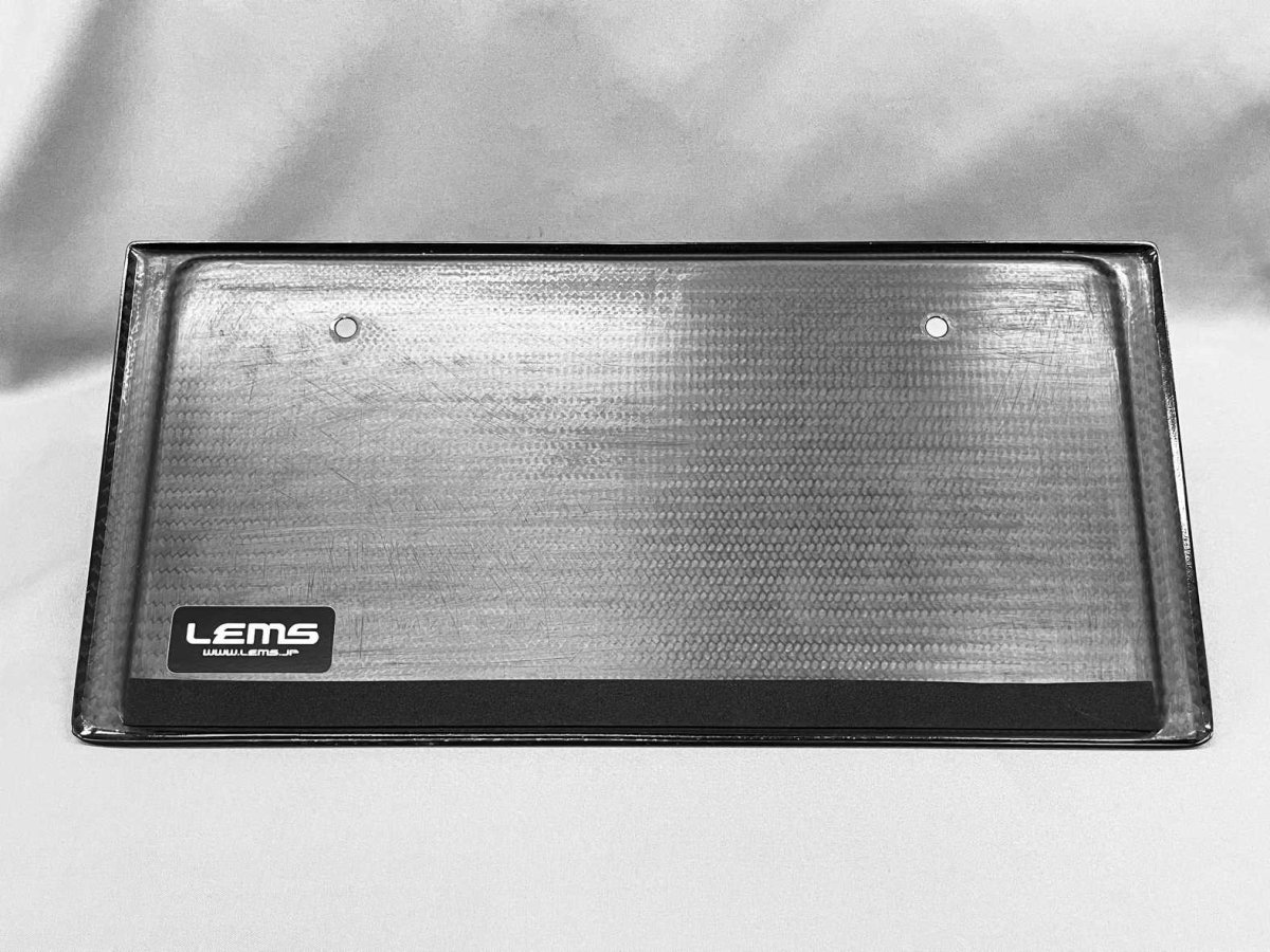 画像5: RCF/RC用ドライカーボン リヤナンバーフレーム (5)