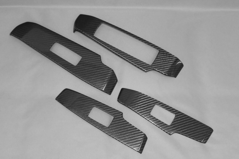 レクサス RCF 純正 ウィンドウスイッチパネル　シルバーカーボン レクサス RC RCF 内装パネル フォージドカーボン調