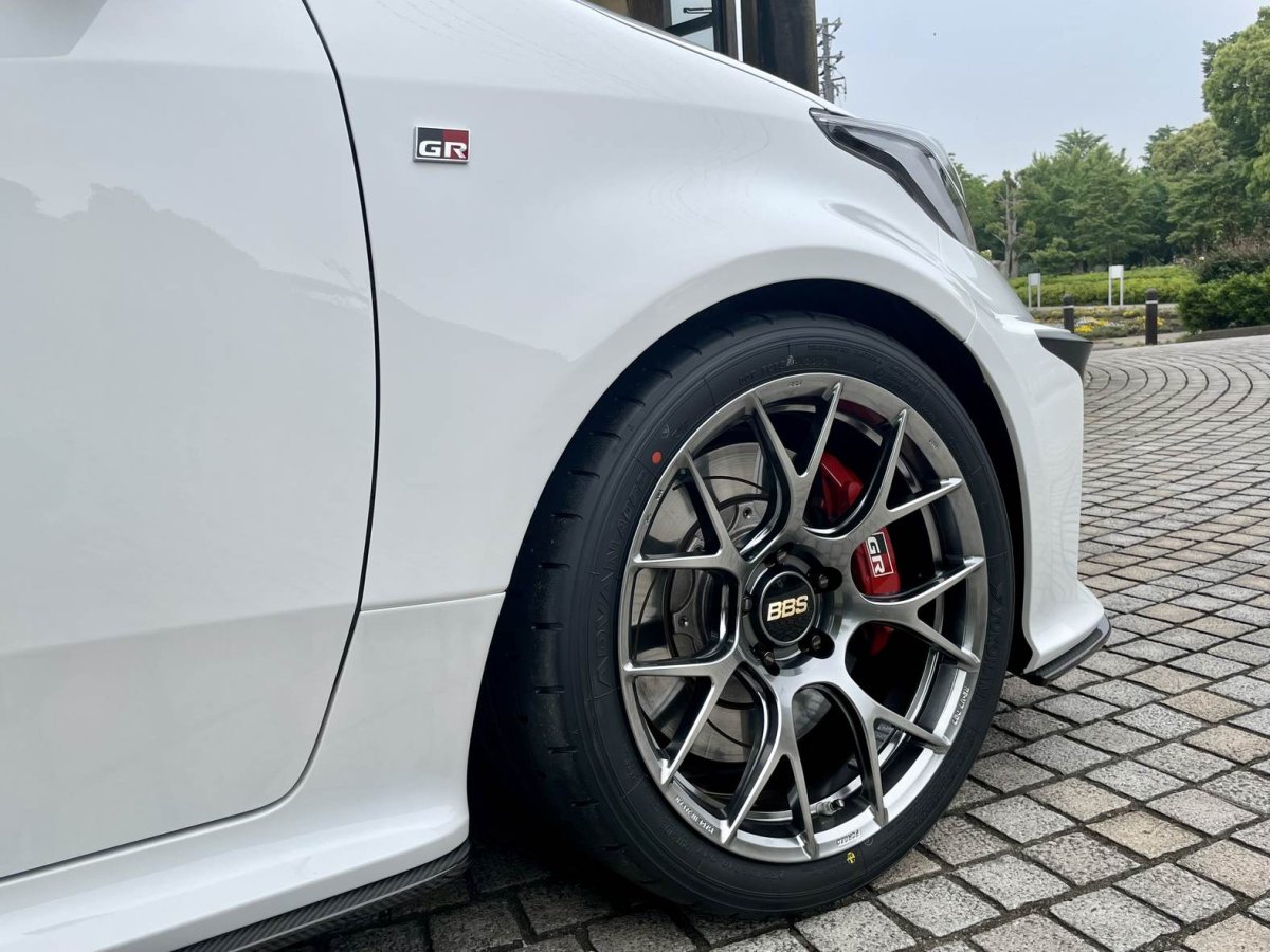 画像5: BBS　RE-V7 18インチ ４本セット for GRヤリス LEMSデモカー装着(チューナーサイズ前後異サイズ)  (5)