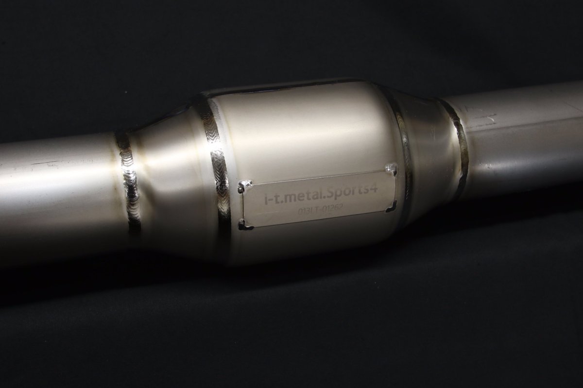 画像3: GRヤリス用　チタン製フロントパイプ(メタル触媒付き中間パイプ)  (3)