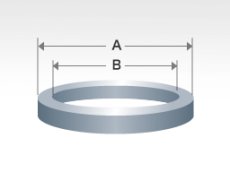 画像1: ハブリング  Φ65→Φ56.1　for  GR86/BRZ ４個セット (1)