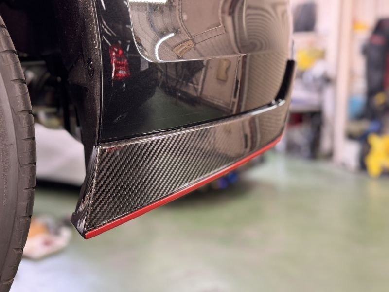 LC500/hリヤ バンパー スポイラー ドライ カーボン