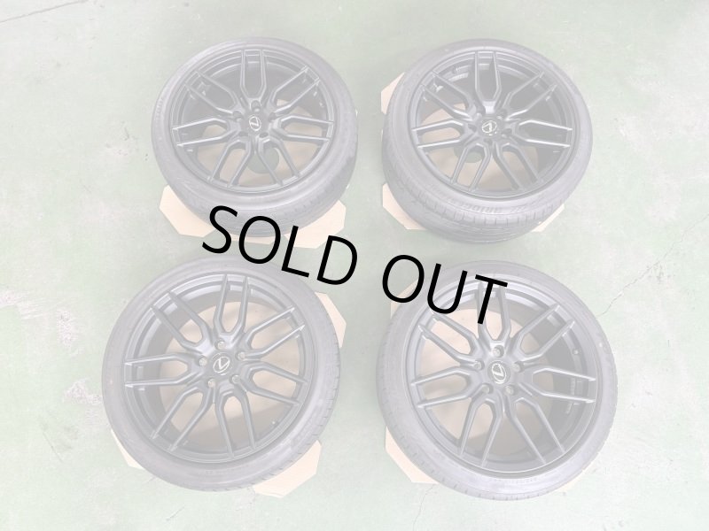 美品LEXUS IS RC 純正鍛造アルミホイールBBS製マットブラック4本 BBS 中古ホイール