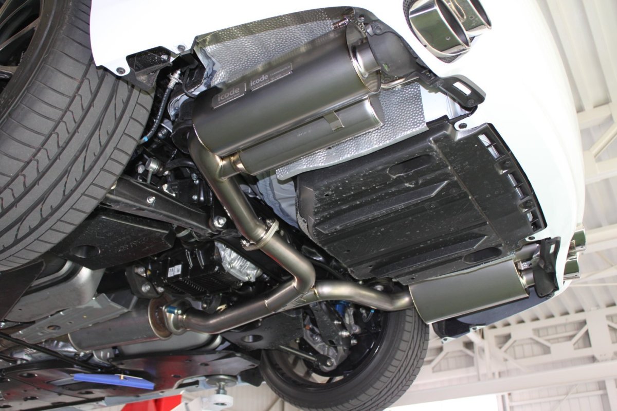 画像2: ISF用 チタンマフラー リヤピース (2)