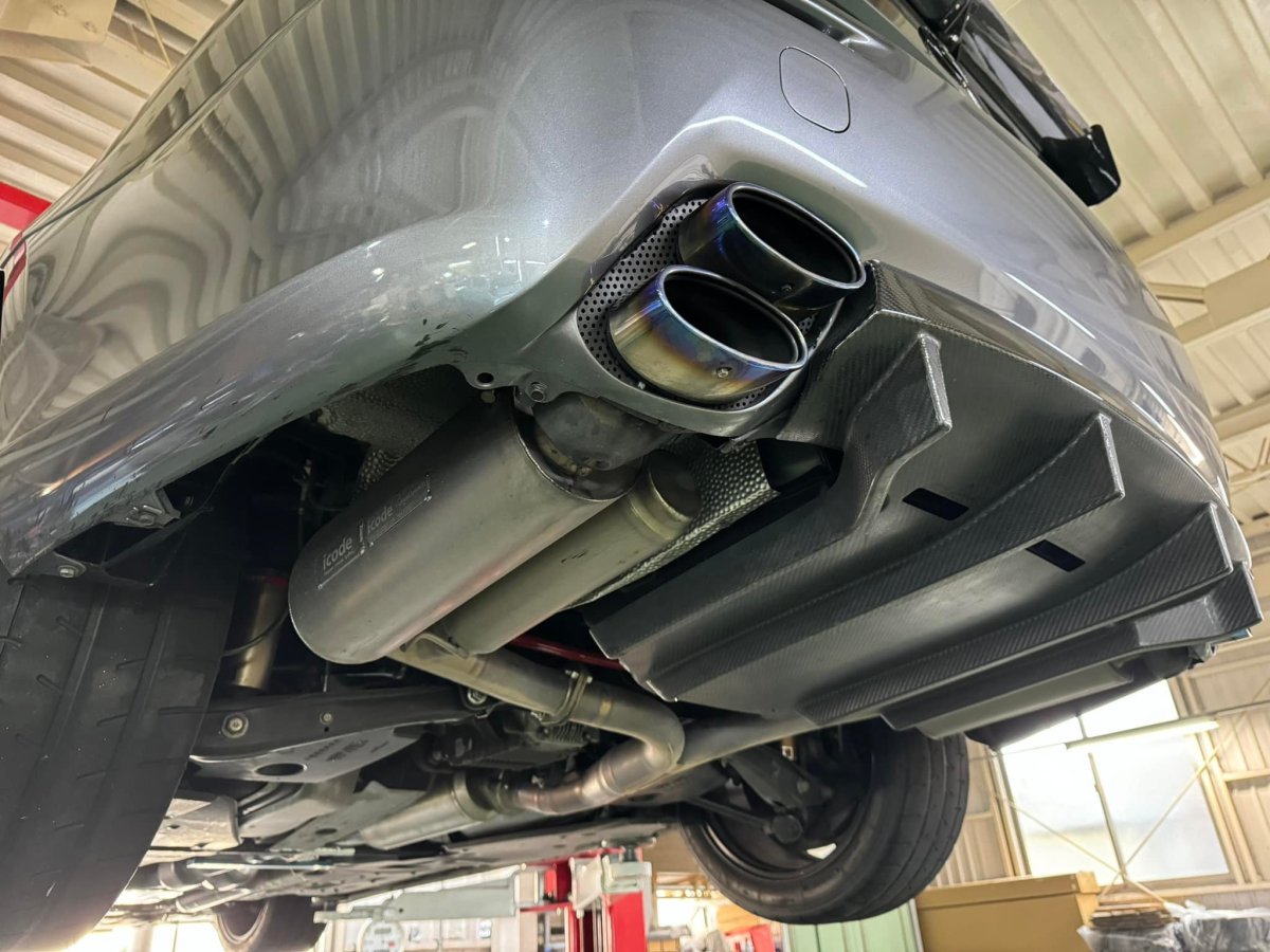 チタンエクゾーストテール同時取付