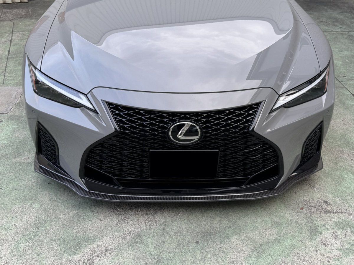 画像4: IS30(20-25年モデル) Fスポーツ用ドライカーボンフロントスポイラー (4)