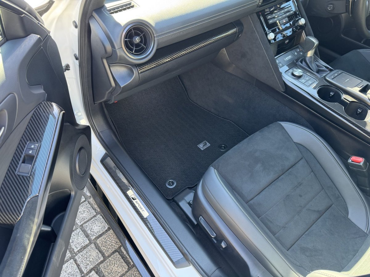 画像2: IS500用ドライカーボン スカッフプレートパネル左右 (2)