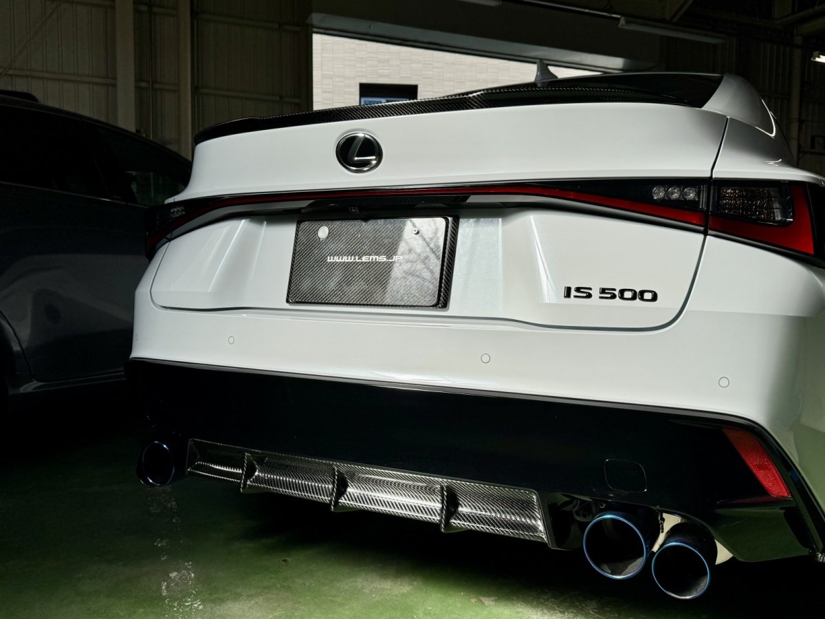 画像3: IS500用　ドライカーボン リヤディフューザー (3)