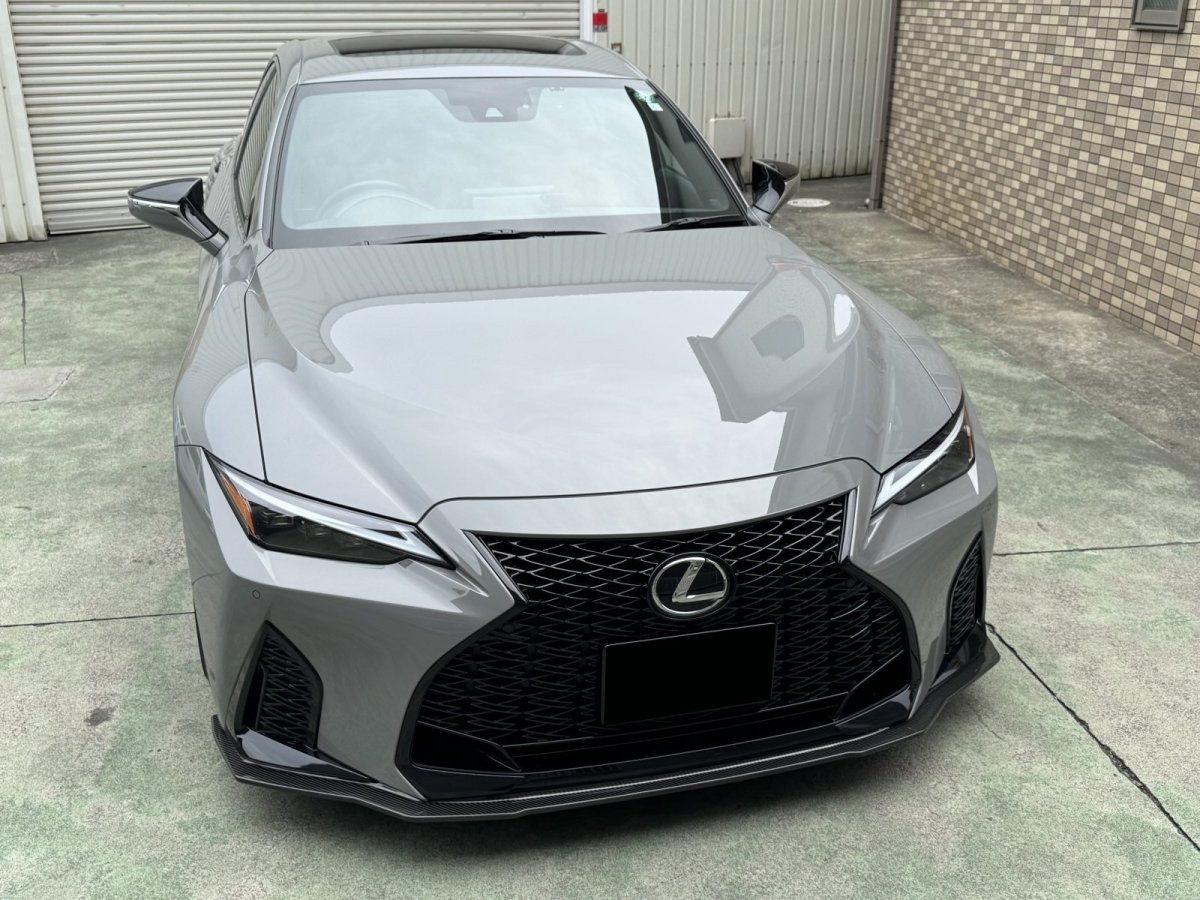 画像3: IS30(20-25年モデル) Fスポーツ用ドライカーボンフロントスポイラー (3)