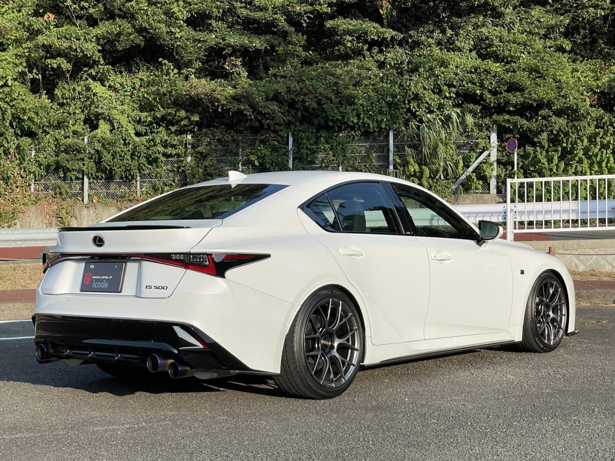 画像11: IS500用ドライカーボン リヤアンダースプリッター左右セット (11)