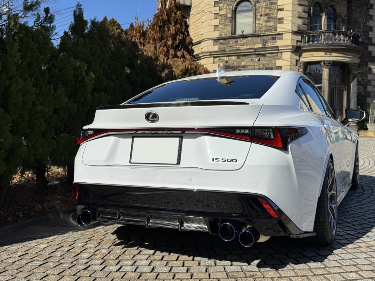 ドライカーボン リヤディフューザー [L835]、ドライカーボントランクスポイラーカバー [L836]同時取付