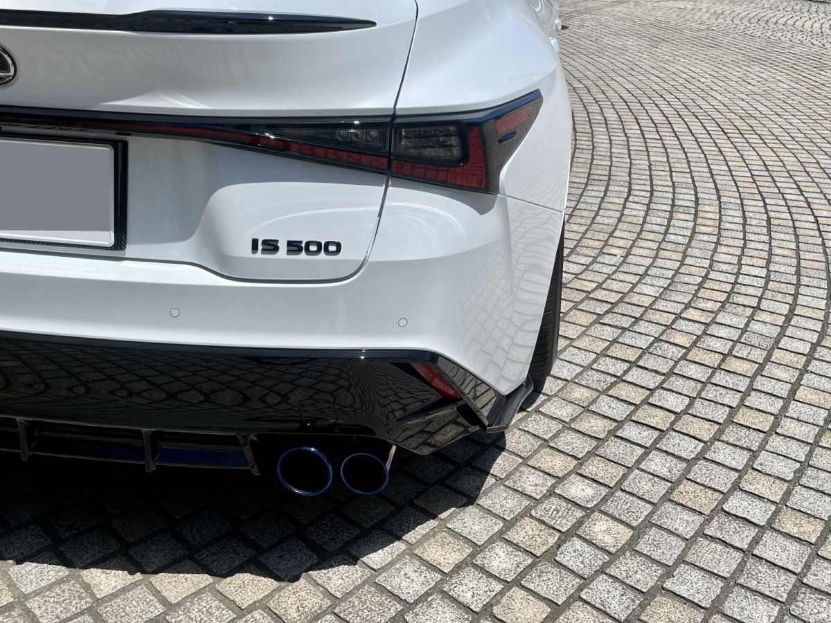 画像7: IS500用ドライカーボン リヤアンダースプリッター左右セット (7)