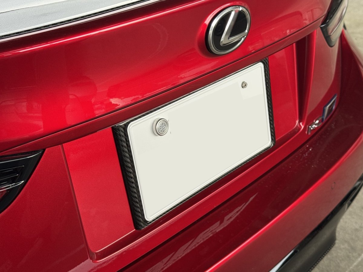 画像9: RCF/RC用ドライカーボン リヤナンバーフレーム (9)