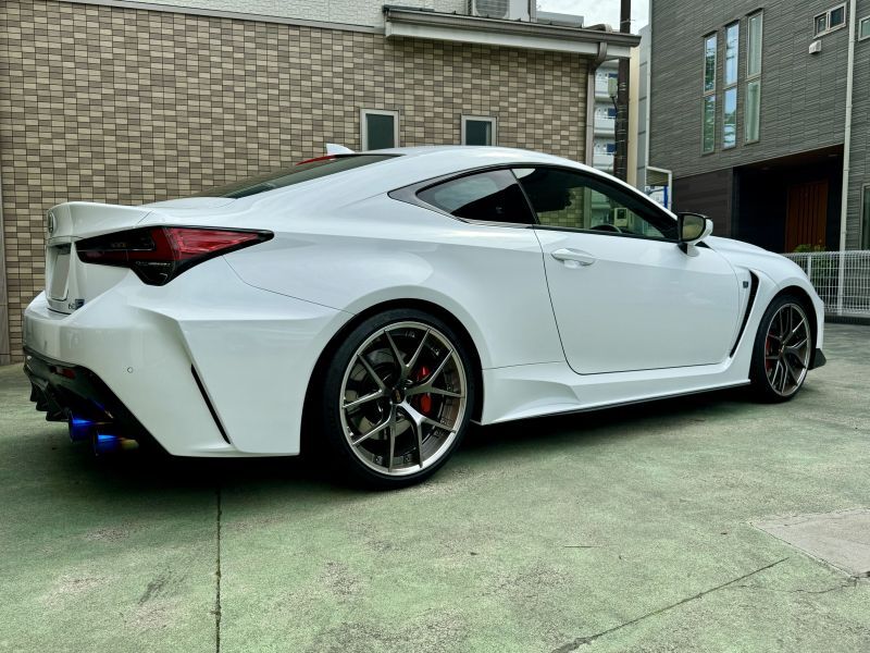 RC F チタンマフラー リヤピース